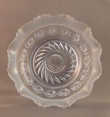 Bagley Katherine 3187  fruit set
Small bowl 5 in.
Keywords: dessert;sold;table;pressed