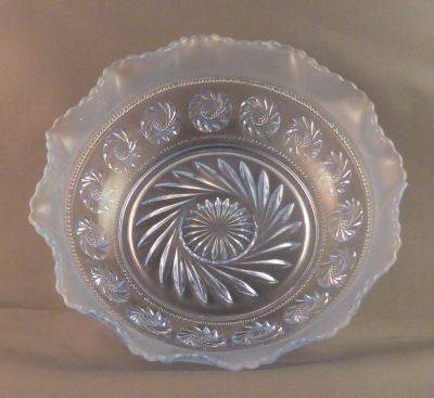 Bagley Katherine 3187  fruit set
Large bowl 7.5 in.
Keywords: dessert;sold;table;pressed