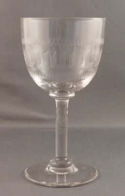 Needle etched sherry glass 2
4 x 2 in British?
Keywords: british;sold;barware;engraved