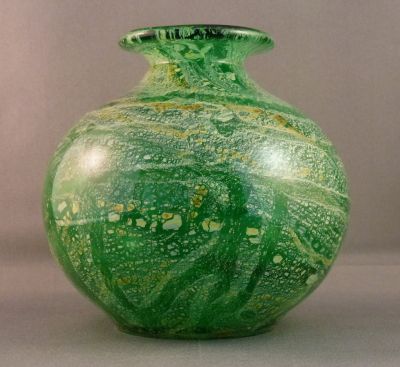 Malta Decorative Glass green medium globe vase
Keywords: blown;vase;sold