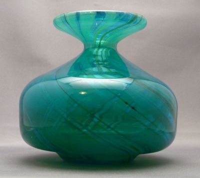 Mdina striped bottle
Marked, diamond point. 1970s Dexam catalogue
Keywords: blown;vase;sale