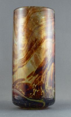 Mdina tortoiseshell cylinder vase
Unmarked
Keywords: blown;vase;sale