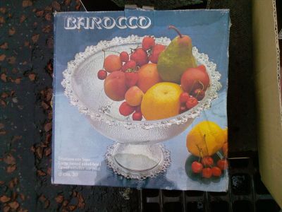 Barocco footed salad bowl
A Masserini, Italy
Keywords: pressed;sold;mark