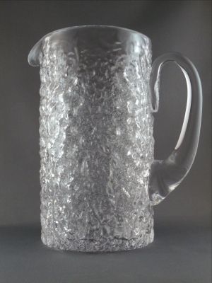 Whitefriars Glacier jug M33
2pt. Lead crystal
Keywords: blown;barware;sold