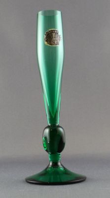 Alsterfors bud vase
Hans Geismar Swedish Art Glass import label
Keywords: sold;blown;vase;mark