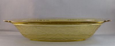 Federal Glass Madrid oval vegetable bowl, amber
10 in
Keywords: table;sold;american
