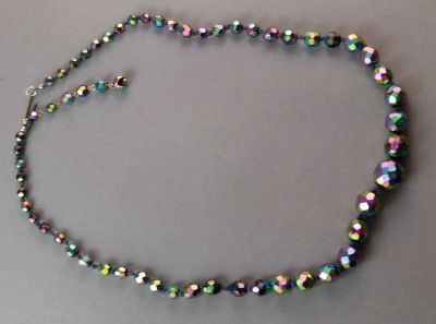 Black aurora borealis necklace

