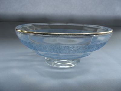 Chance Spiderweb bowl D40
8 in. Blue Matthey Crinkles
Keywords: pressed;enamelgilt;table