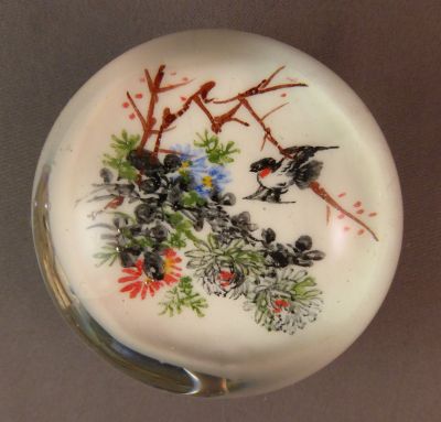 Chinese white with bird and flowers
1920s/1940s
Keywords: china