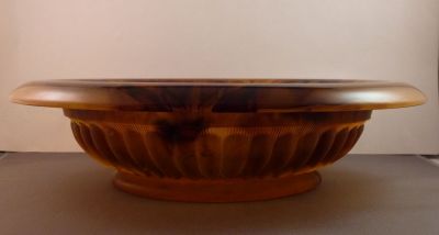 Davidson 1910D bowl with in amber cloud
Side
Keywords: pressed;vase