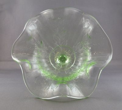 Fenton Holly 231 compote, Green Transparent
Small
Keywords: american;pressed;table