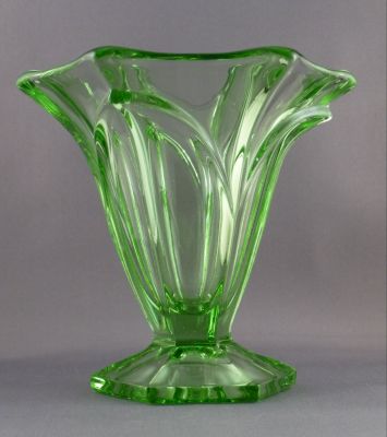 Vase A
Czech. Marked one seen
Keywords: czech;pressed;vase;sold