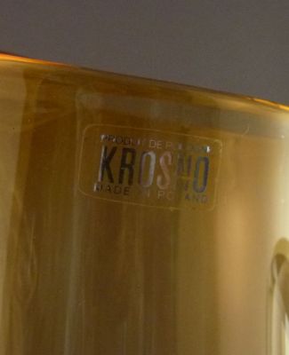 Krosno jug
Label
Keywords: blown;barware;mark;sold