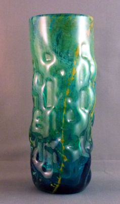 Mdina textured vase, tall
8-in. tall
Keywords: blown;vase;sale