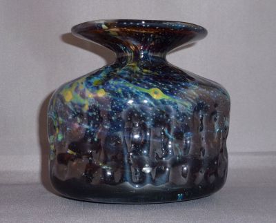 Mdina tortoiseshell short textured jar, large
Keywords: blown;vase;sale