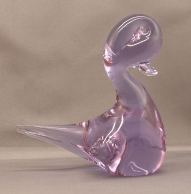 Neodymium glass duck
Proably Murano
Keywords: murano
