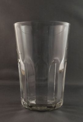 Panel-moulded water glass
4.5 x 3 in. British? Victorian?
Keywords: british;pressed;sold