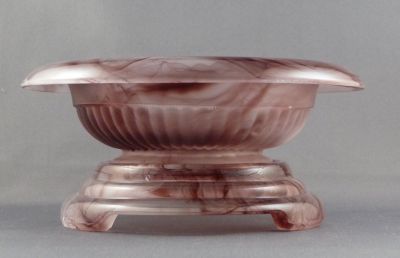 Davidson 1910MD bowl with No. 1 plinth in purple cloud
Should have a flower block
Keywords: pressed;vase;sold