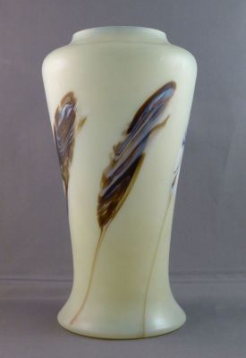 Rindskopf pulled feather vase
20 cm
Keywords: blown;czech;vase