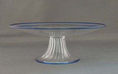 Salviati wrythern comport 
Small. Lead crystal
Keywords: table;sold