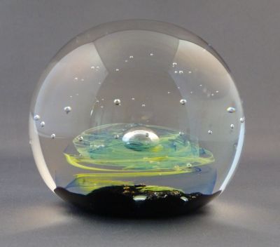 Selkirk "swirl" paperweight
1989. Marked and labelled
Keywords: british