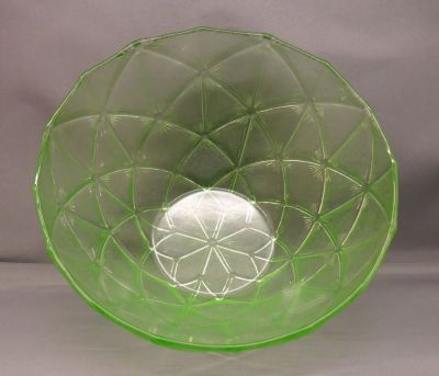 Hexagon pattern pressed glass fruit bowl
Keywords: table;sold