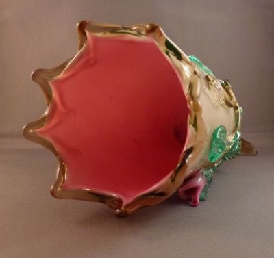 Harrach? cornucopia vase, large
Fuschia pink inner
Keywords: vase;blown;sold